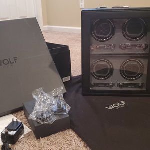 Wolf Designs Viceroy Collection Quad Watch Winder